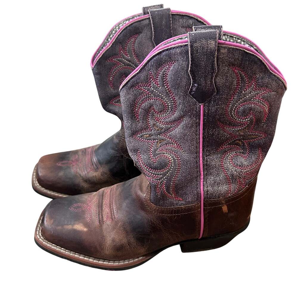 Dan Post Kids' Majesty Leather Western Boots size 3